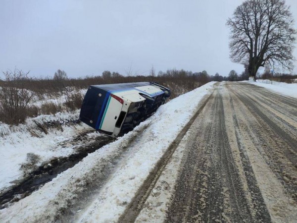 Попал в аварию автобус Краснознаменск — Гусев Попал в аварию автобус Краснознаменск — Гусев