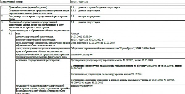 &laquo;КранцГрупп&raquo; Татьяны Кулешовой запросило изменение проекта планировки территории у озера Шенфлиз