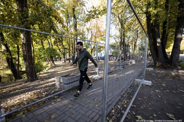 &laquo;Блошка&raquo; за решёткой: торговцев на Пролетарской отгородили от пешеходов (фото)