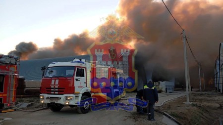 В индустриальном парке &laquo;Черняховск&raquo; произошел крупный пожар на предприятии ГК &laquo;Атлантис&raquo;