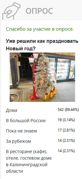 Калининградцы явили пример патриотизма в праздновании Нового года Калининградцы явили пример патриотизма в праздновании Нового года