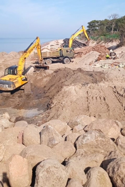 Компания менеджера Гирзекорна реконструировала берму на Куршской косе с отклонением от проекта Компания менеджера Гирзекорна реконструировала берму на Куршской косе с отклонением от проекта